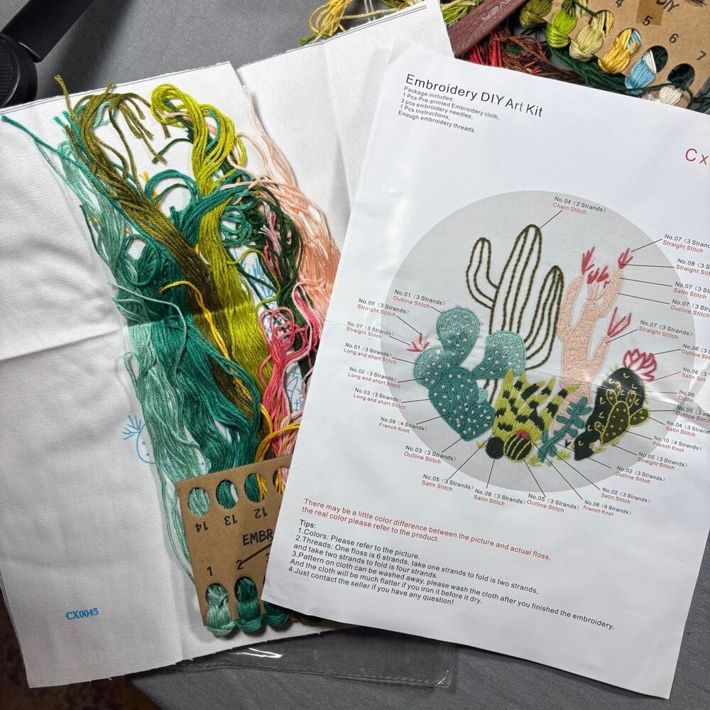 Needle-thread multi Mixed-media - Picture 3 of 7